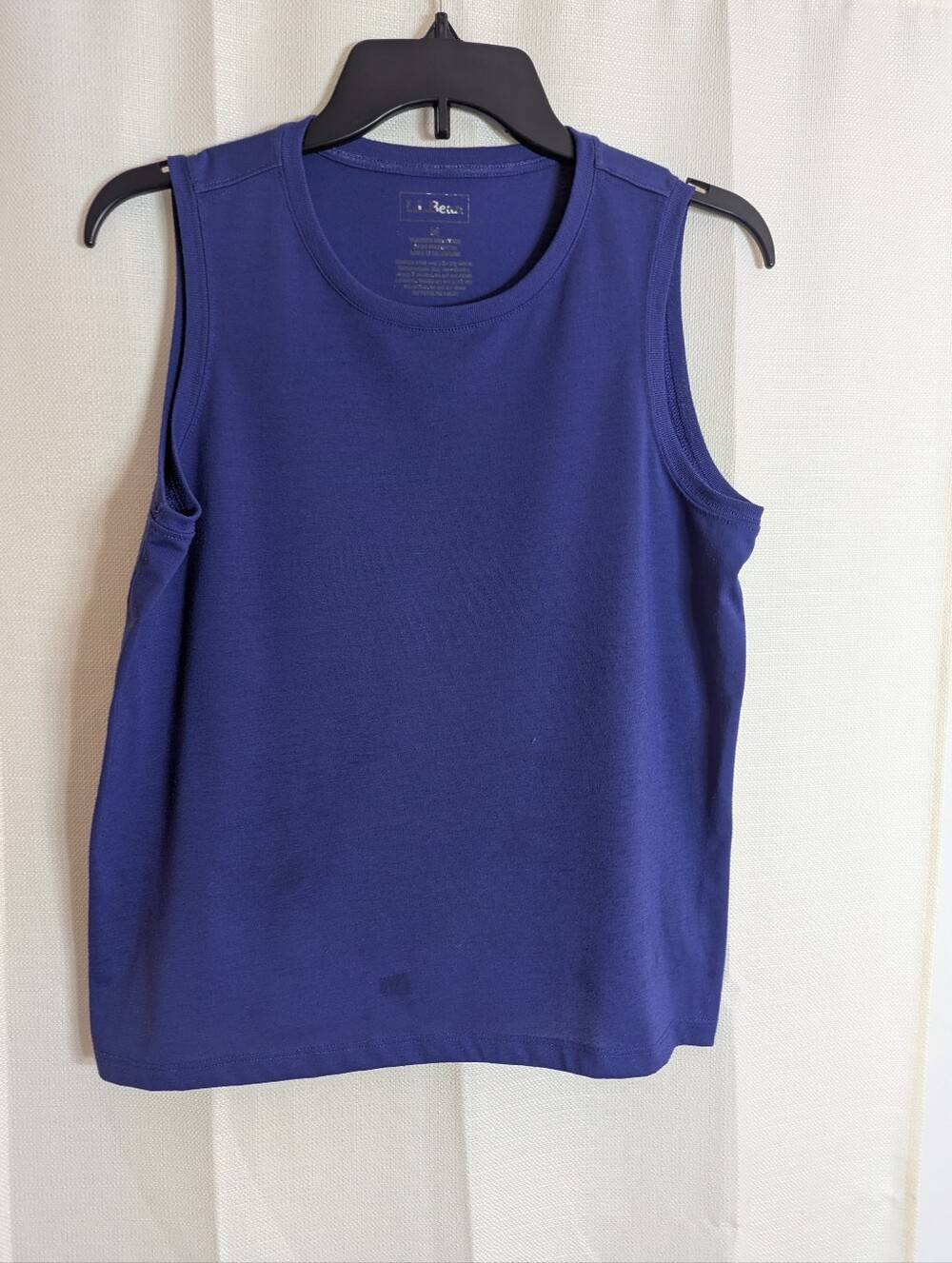 L.L. Bean Women's Sleeveless Crewneck Tank Top - Indigo Blue